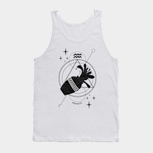 Zodiac, Aquarius, Astrology, Star sign, Stars Tank Top